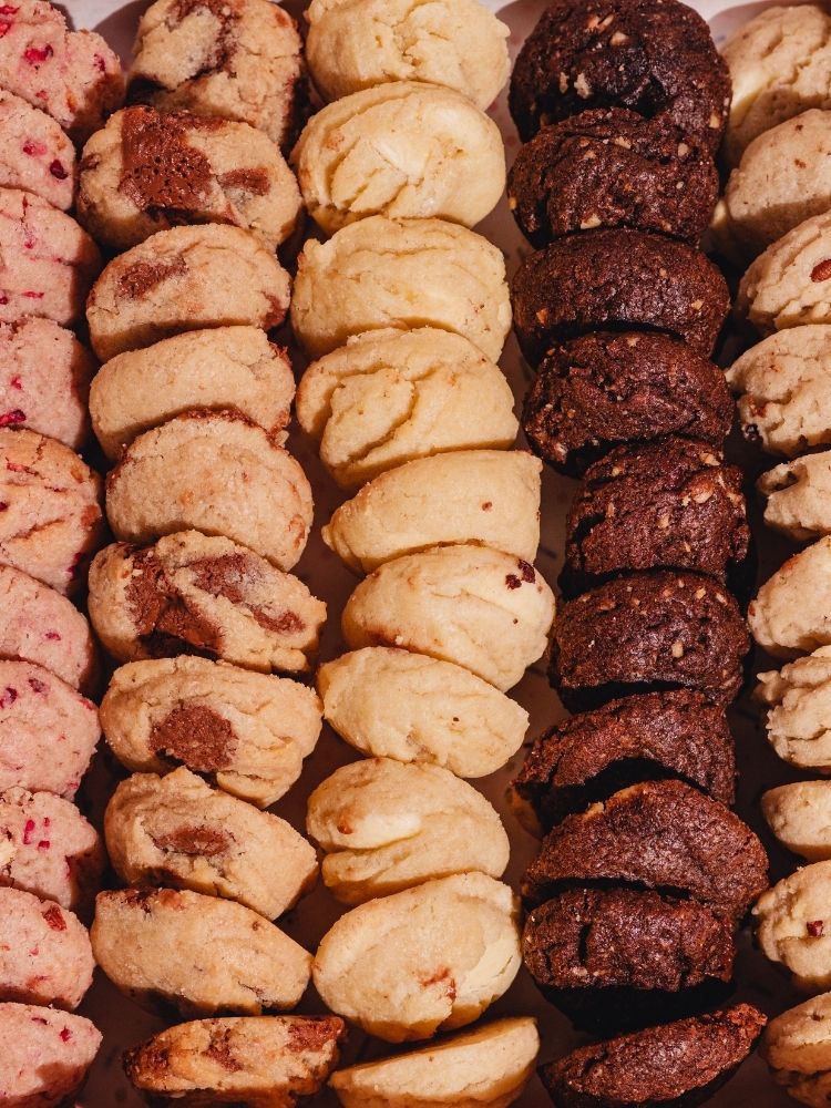 Boîte de 50 mini-cookies personnalisable