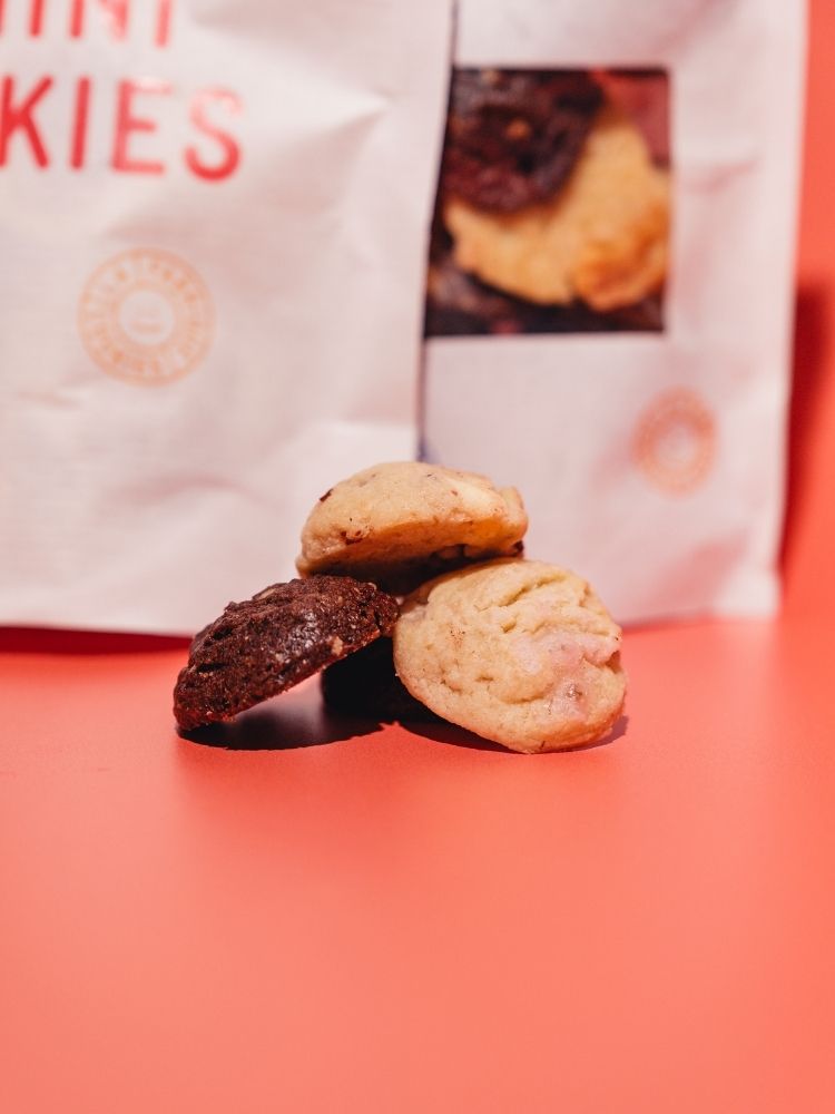 Sachet de 12 mini-cookies parfums divers