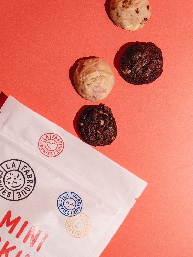 Sachet de 12 mini-cookies parfums divers